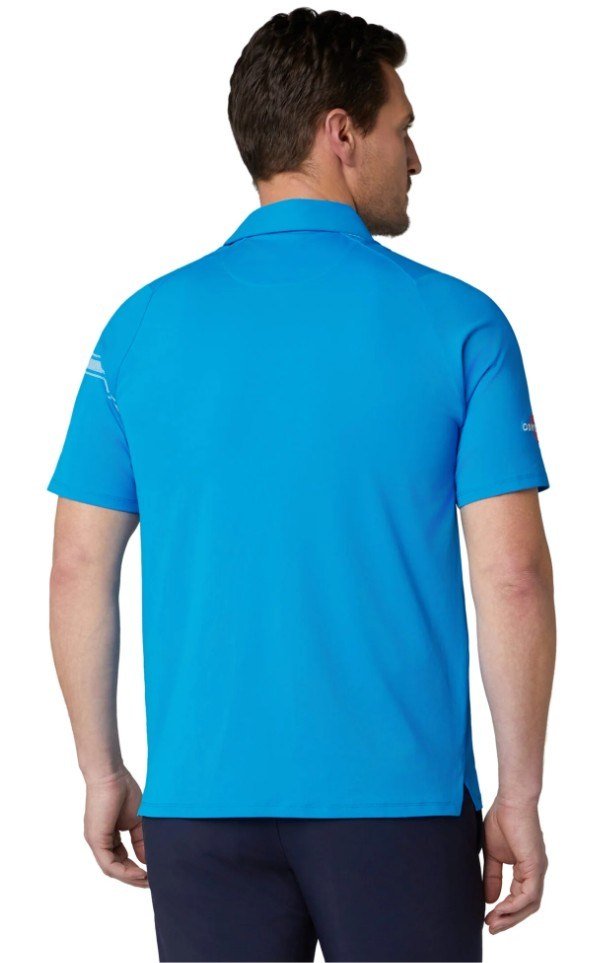 Callaway Odyssey Block men's polo, brilliant blue