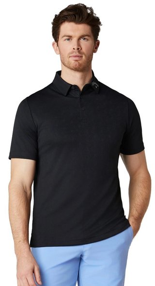 Callaway Odyssey Ventilated Jacquard men's polo, caviar