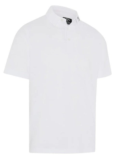 Callaway Odyssey Ventilated Jacquard men's polo, bright white