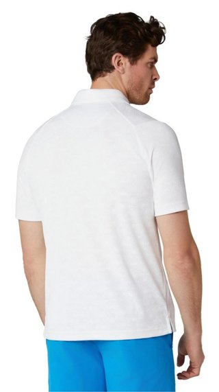 Callaway Odyssey Ventilated Jacquard men's polo, bright white