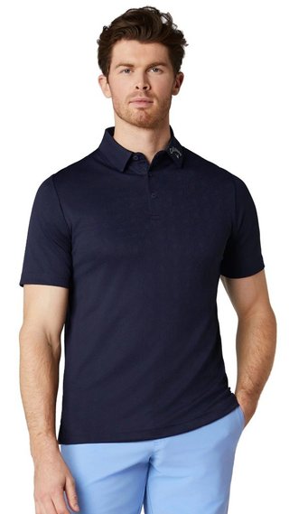 Callaway Odyssey Ventilated Jacquard men's polo, peacoat