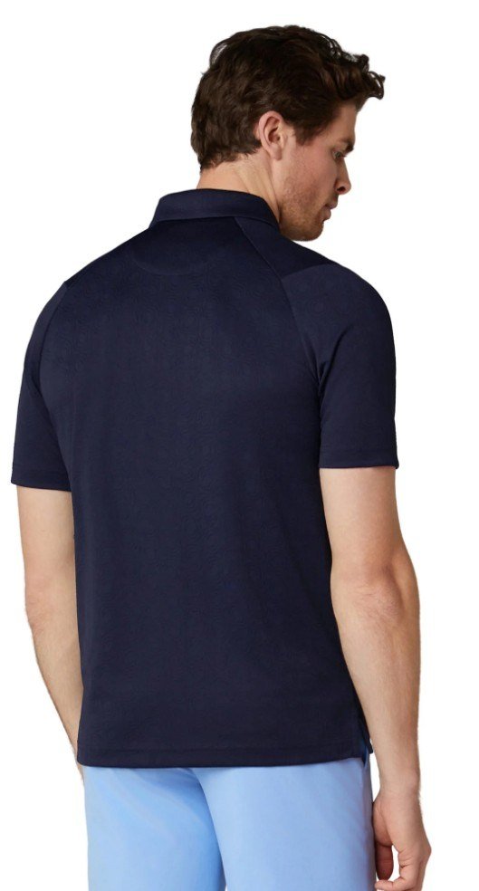 Callaway Odyssey Ventilated Jacquard men's polo, peacoat