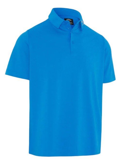 Callaway Odyssey Ventilated Jacquard men's polo, brilliant blue