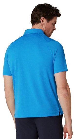 Callaway Odyssey Ventilated Jacquard men's polo, brilliant blue