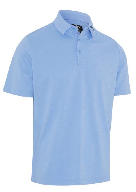 Callaway Odyssey Ventilated Jacquard men's polo, vista blue