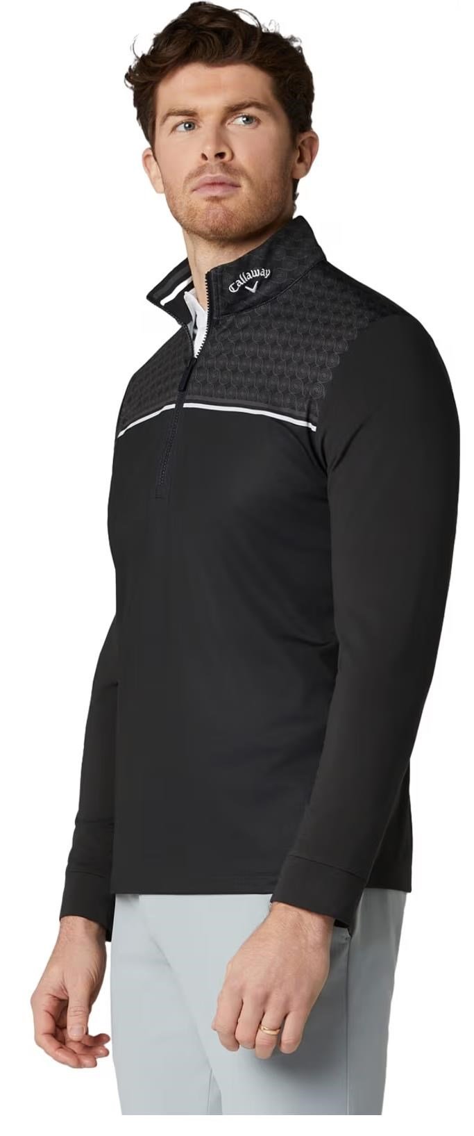 Callaway Odyssey Printed Block men's sweatshirt, caviar