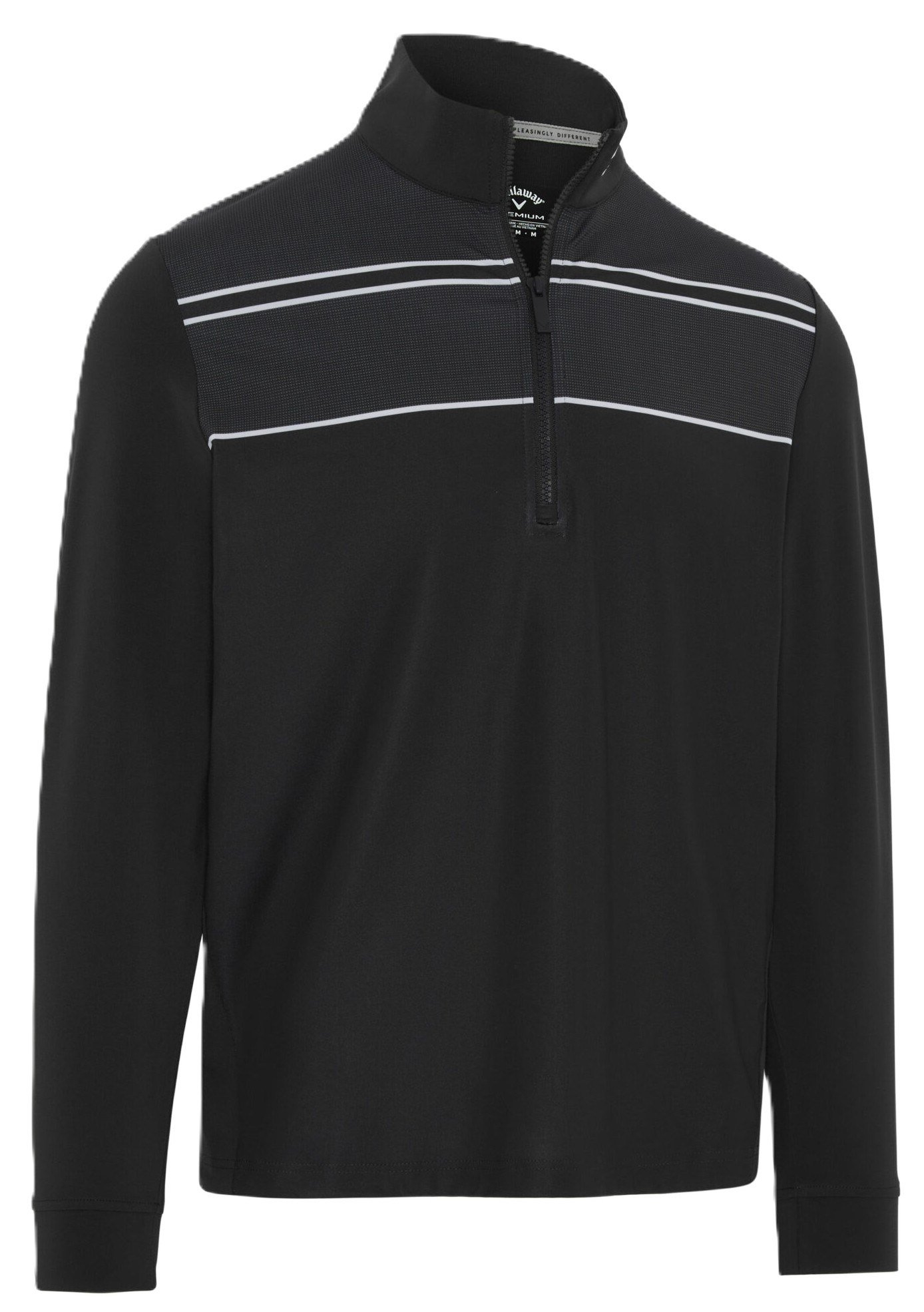 Callaway Blocked Printed men's polo, caviar