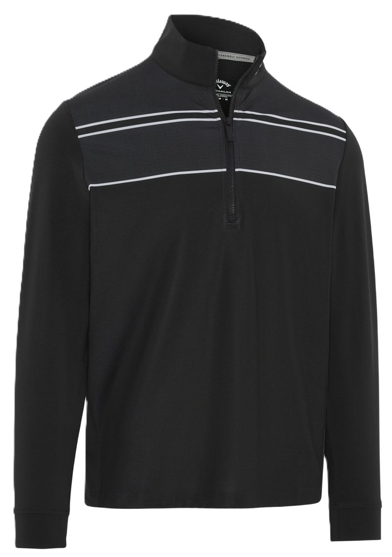 Callaway Blocked Printed men's polo, caviar