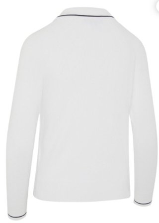 Callaway Collared women's sweater, brilliant white