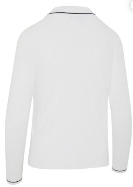 Callaway Collared women's sweater, brilliant white