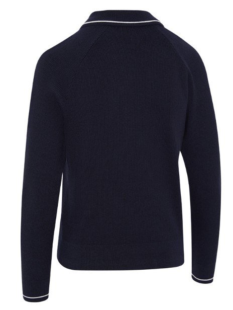 Callaway Collared women's sweater, peacoat