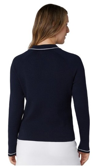 Callaway Collared women's sweater, peacoat