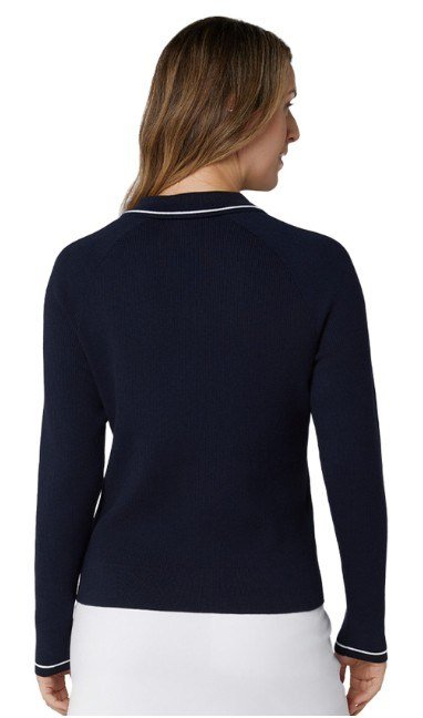 Callaway Collared women's sweater, peacoat