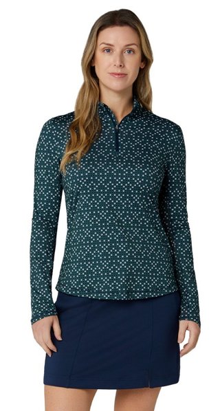 Callaway Framing Geo Printed women's sweatshirt, caviar