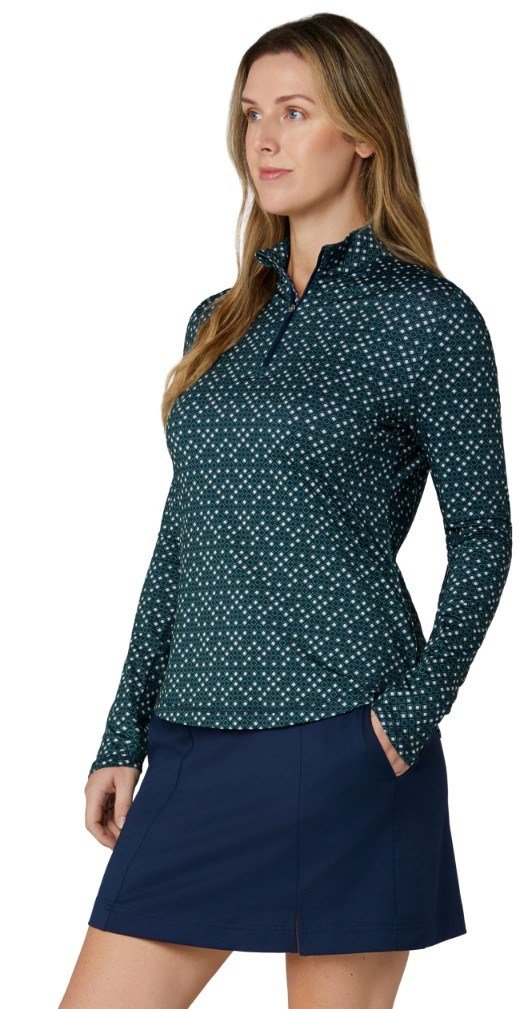 Callaway Framing Geo Printed women's sweatshirt, caviar