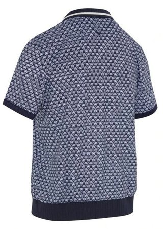 Callaway Scarf Geo Printed women's polo, peacoat