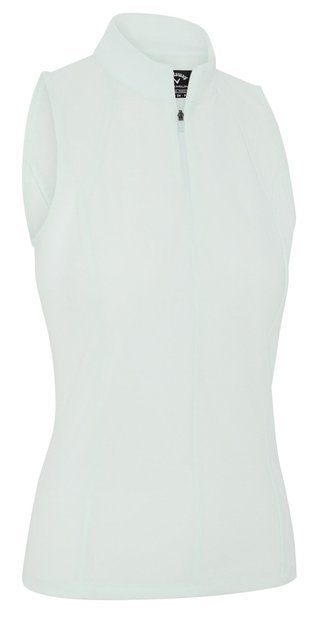 Callaway Rib Play Sleeveless women's polo, salt air