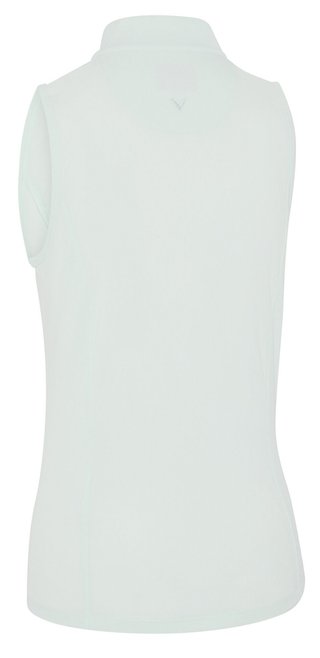 Callaway Rib Play Sleeveless women's polo, salt air
