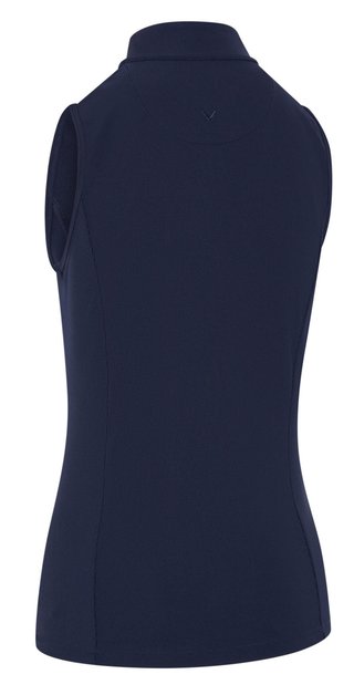 Callaway Rib Play Sleeveless women's polo, peacoat