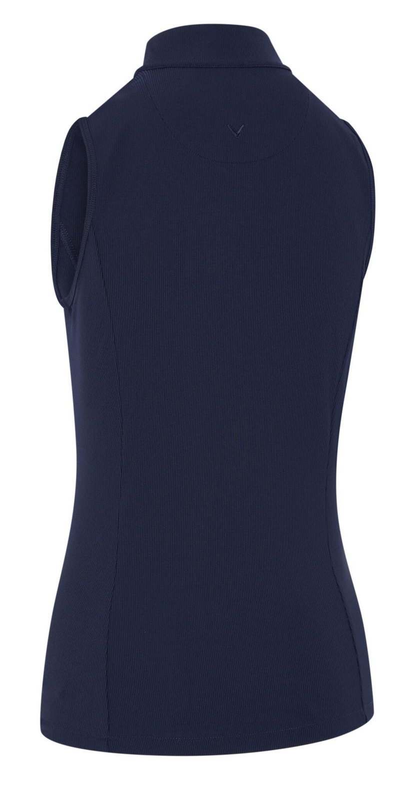 Callaway Rib Play Sleeveless women's polo, peacoat