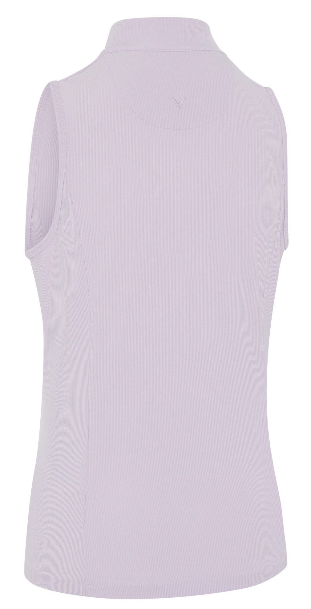 Callaway Rib Play Sleeveless women's polo, pastel lilac