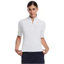 Callaway Rib Play women's polo, brilliant white