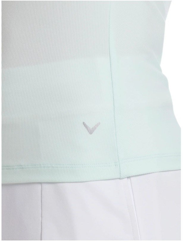 Callaway Rib Play women's polo, salt air