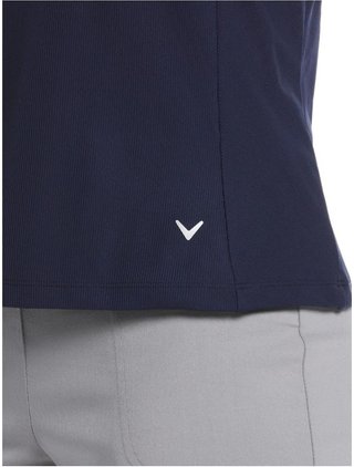 Callaway Rib Play women's polo, peacoat