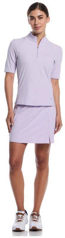 Callaway Rib Play women's polo, pastel lilac