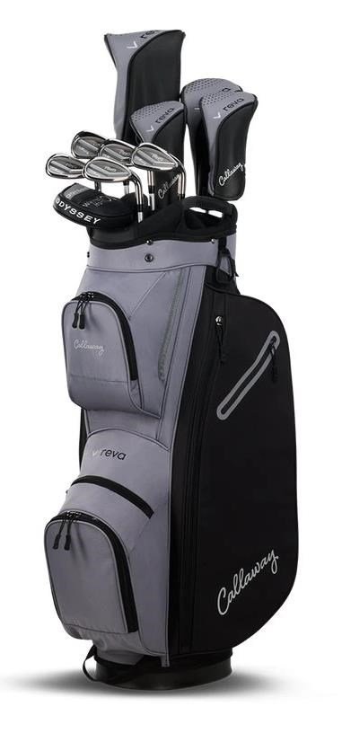 Callaway Reva 11PC ladies golf set, graphite, LH + cart bag