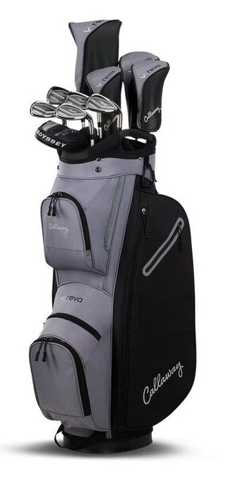Callaway Reva 11PC ladies golf set, graphite, LH + cart bag