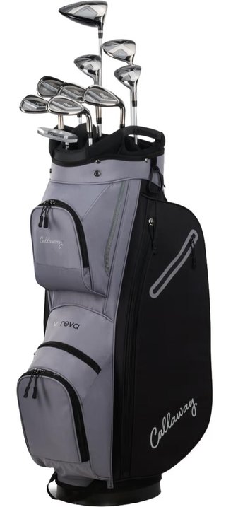 Callaway Reva 11PC ladies golf set, graphite, LH + cart bag