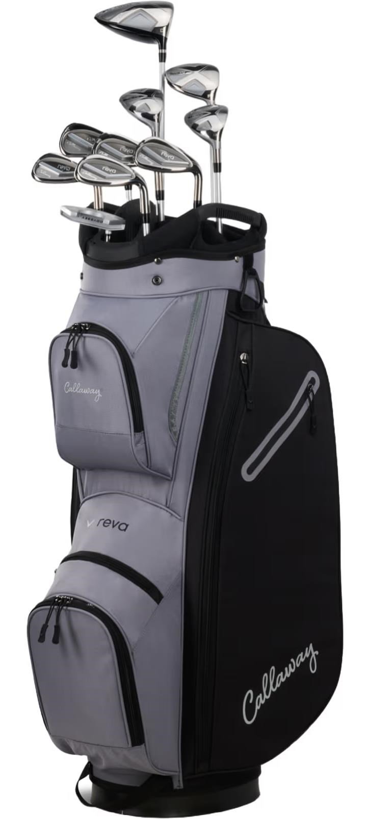 Callaway Reva 11PC ladies golf set, graphite, LH + cart bag