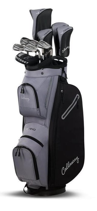 Callaway Reva 11PC Black ladies golf set 2026, graphite, LRH + cart bag