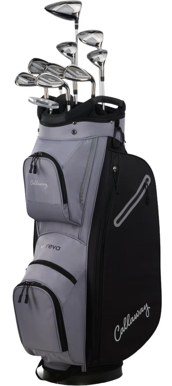 Callaway Reva 11PC Black ladies golf set 2026, graphite, LRH + cart bag