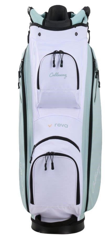 Callaway Reva 26 11PC ladies golf set, graphite, peach/surf + cart bag