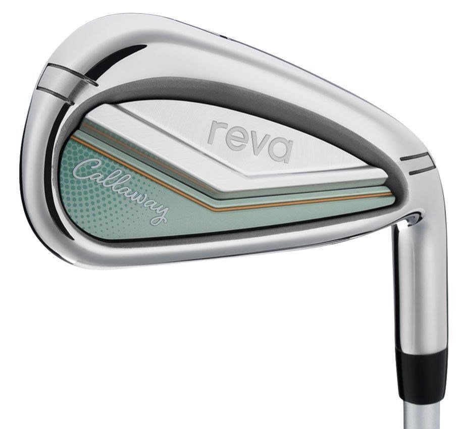 Callaway Reva 26 11PC ladies golf set, graphite, peach/surf + cart bag
