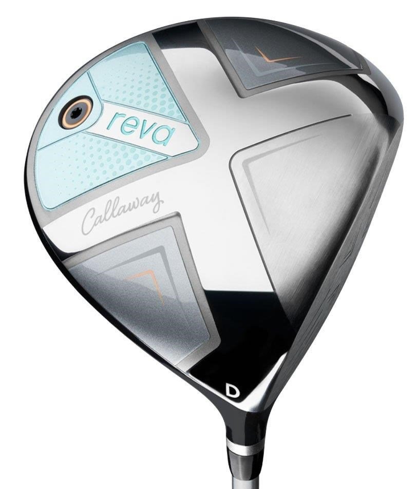 Callaway Reva 26 11PC ladies golf set, graphite, peach/surf + cart bag