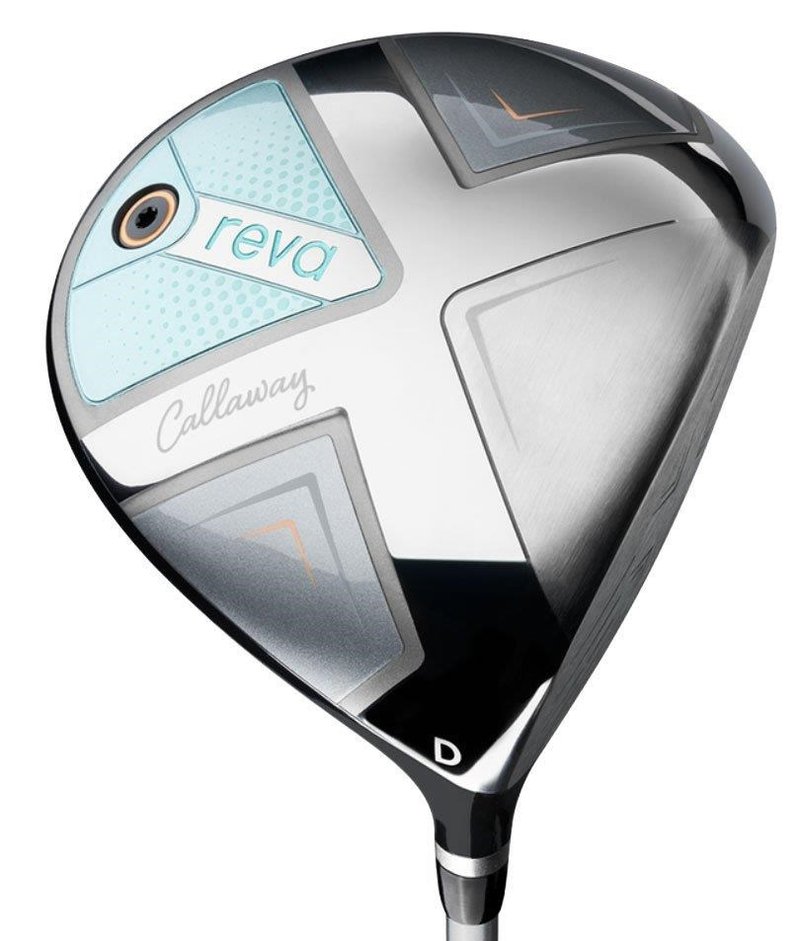 Callaway Reva 26 11PC ladies golf set, graphite, peach/surf + cart bag