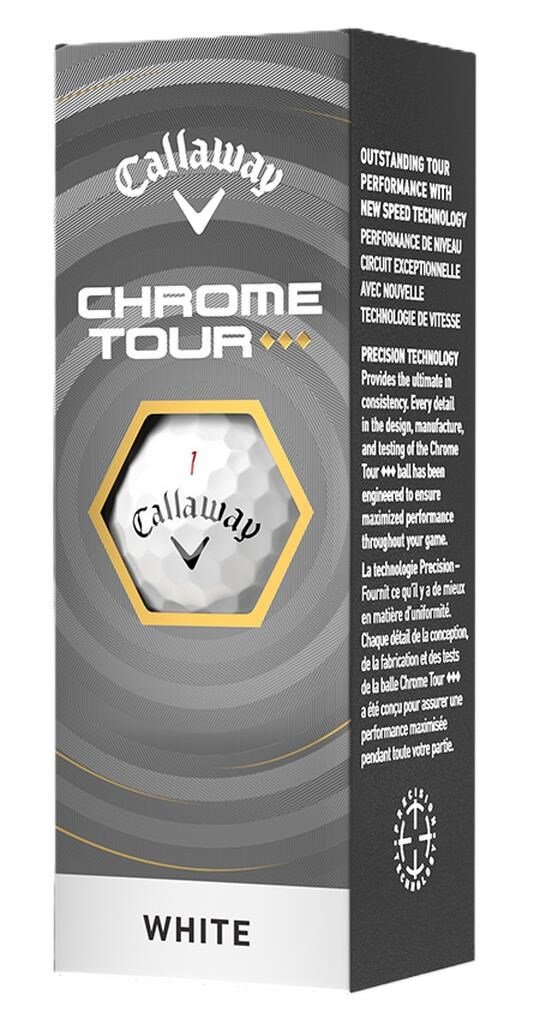 Callaway Tour Triple Diamond golf balls, white