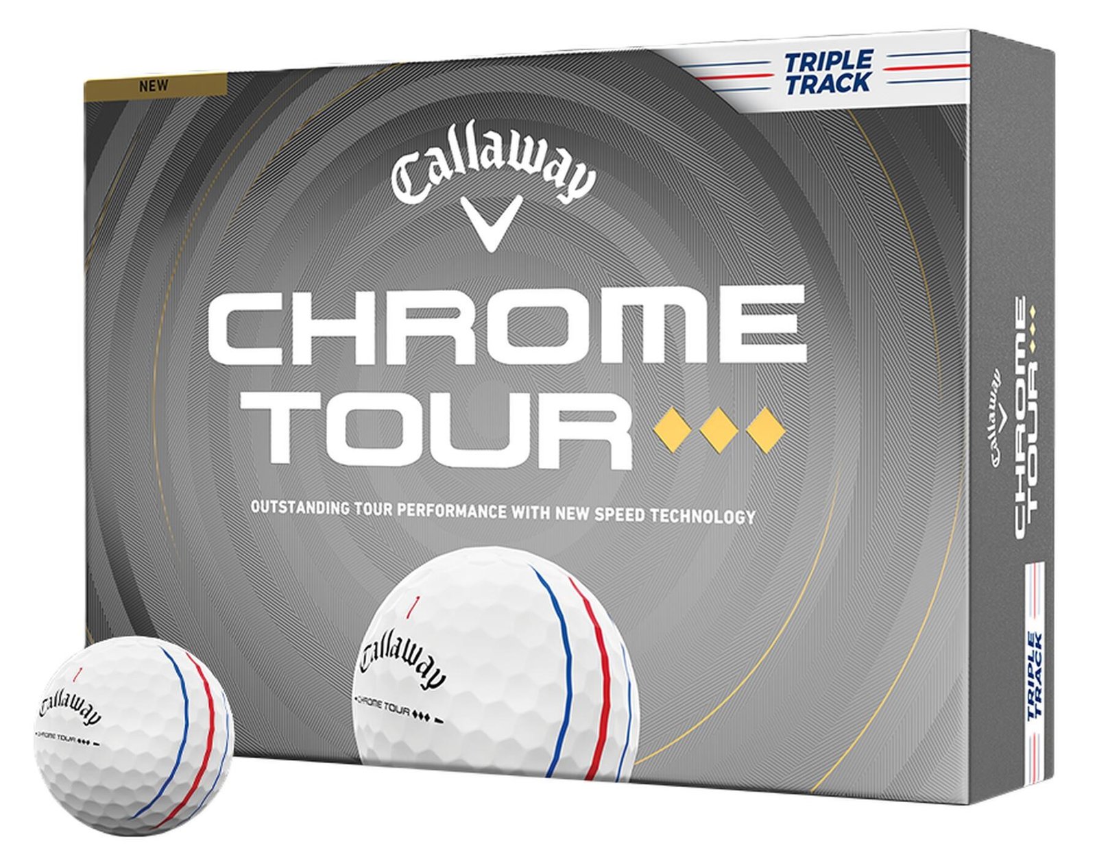 Callaway Chrome Tour Triple Track Diamond golf balls