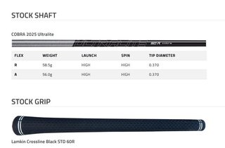 Cobra BAFFLER Black Silver men's hybrid