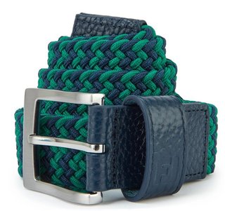 FootJoy Braided unisex belt, navy/field green