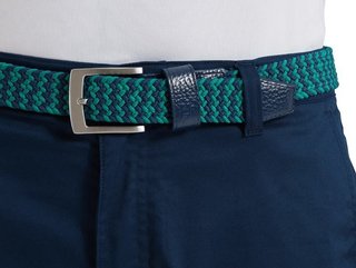 FootJoy Braided unisex belt, navy/field green