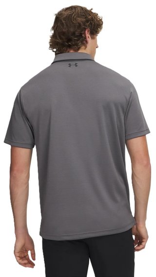 Under Armour Tech men's polo, graphite/black