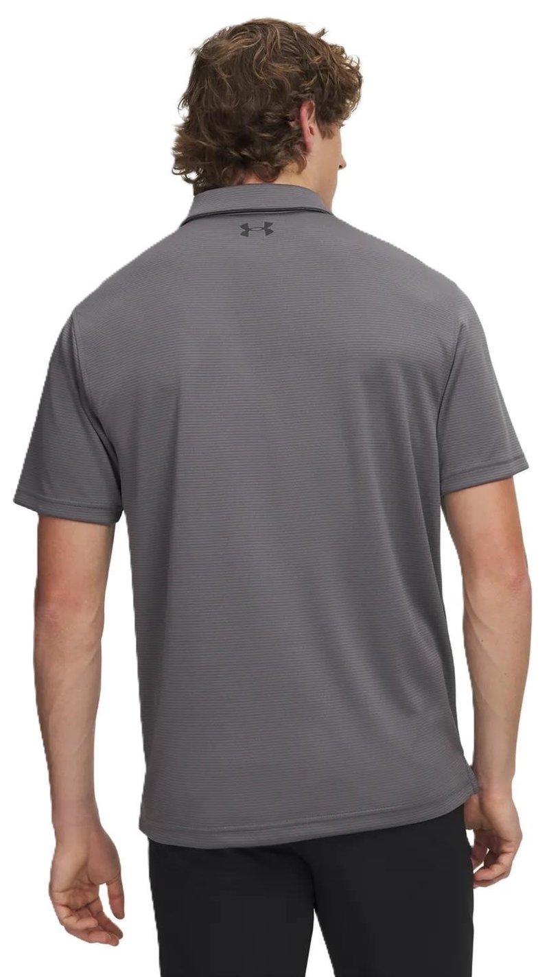 Under Armour Tech men's polo, graphite/black
