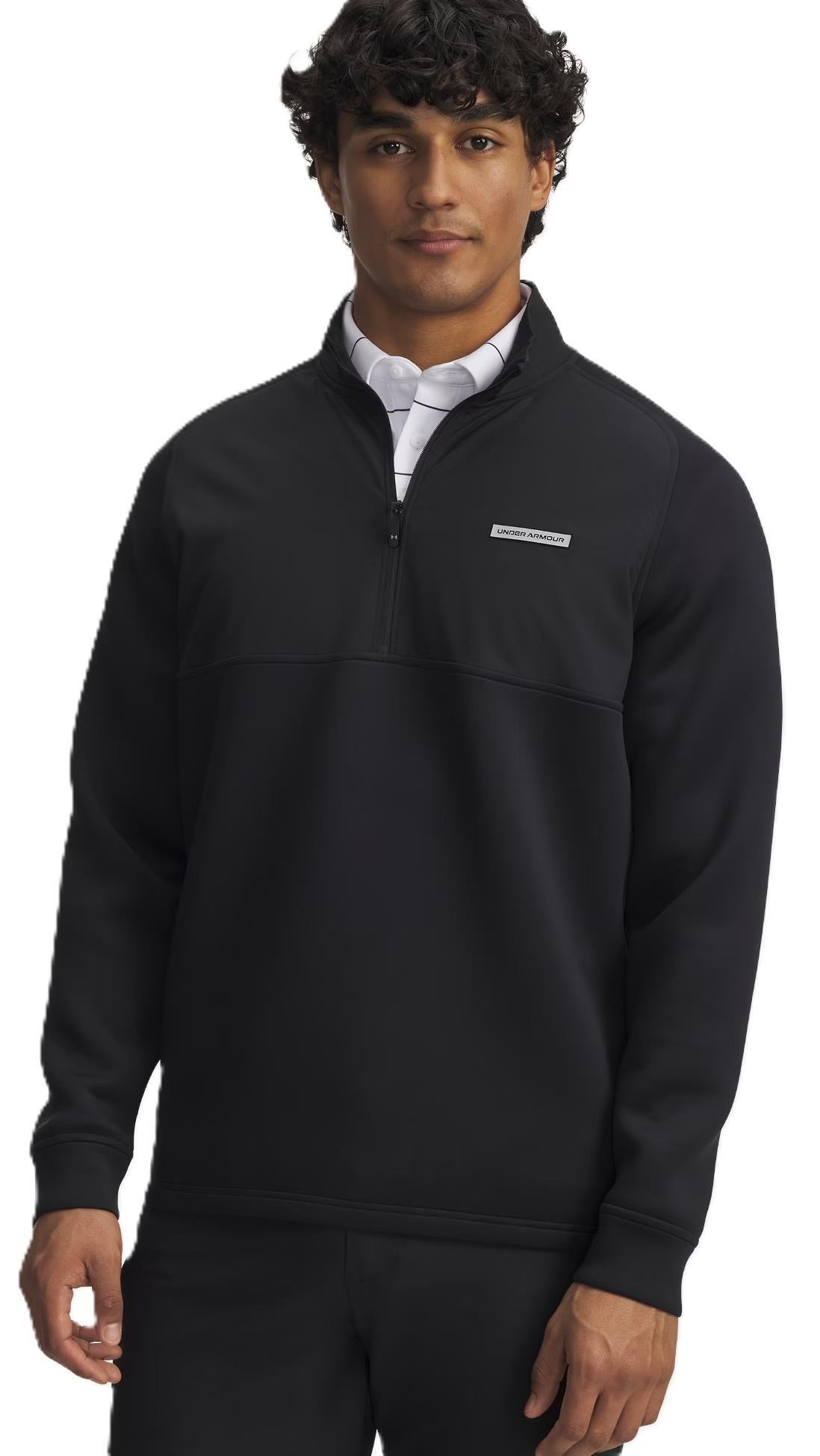 Under Armour Drive Pro Hybrid Half Zip men's sweatshirt, black
