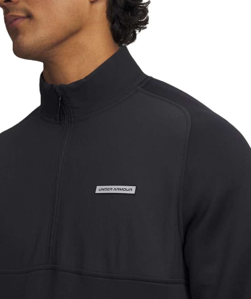 Under Armour Drive Pro Hybrid Half Zip men's sweatshirt, black