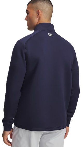 Under Armour Drive Pro Hybrid Half Zip men's sweatshirt, midnight navy/black