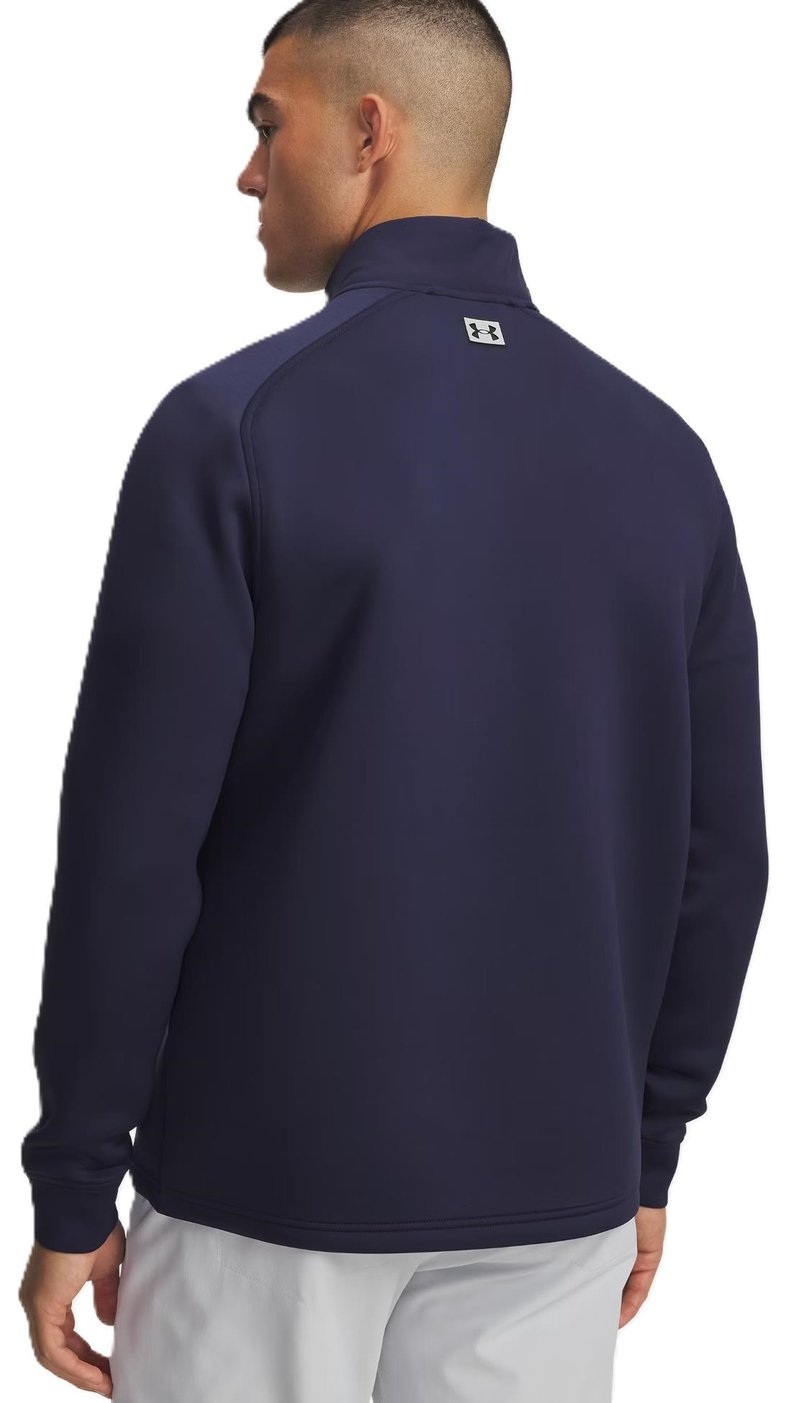 Under Armour Drive Pro Hybrid Half Zip men's sweatshirt, midnight navy/black